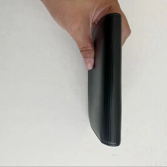 Authentic LOUIS VUITTON Black Epi French Purse Wallet Leather - Picture 7 of 13